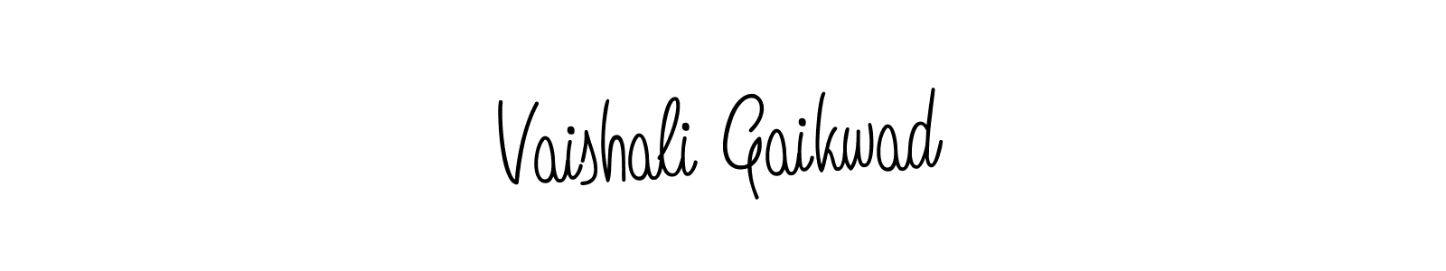 if you are searching for the best signature style for your name Vaishali Gaikwad. so please give up your signature search. here we have designed multiple signature styles  using Angelique-Rose-font-FFP. Vaishali Gaikwad signature style 5 images and pictures png