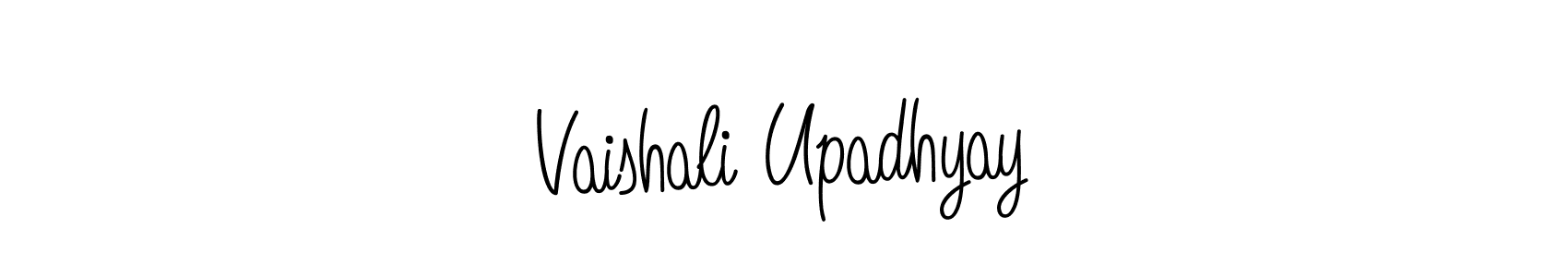 if you are searching for the best signature style for your name Vaishali Upadhyay. so please give up your signature search. here we have designed multiple signature styles  using Angelique-Rose-font-FFP. Vaishali Upadhyay signature style 5 images and pictures png
