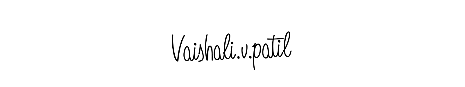 This is the best signature style for the Vaishali.v.patil name. Also you like these signature font (Angelique-Rose-font-FFP). Mix name signature. Vaishali.v.patil signature style 5 images and pictures png