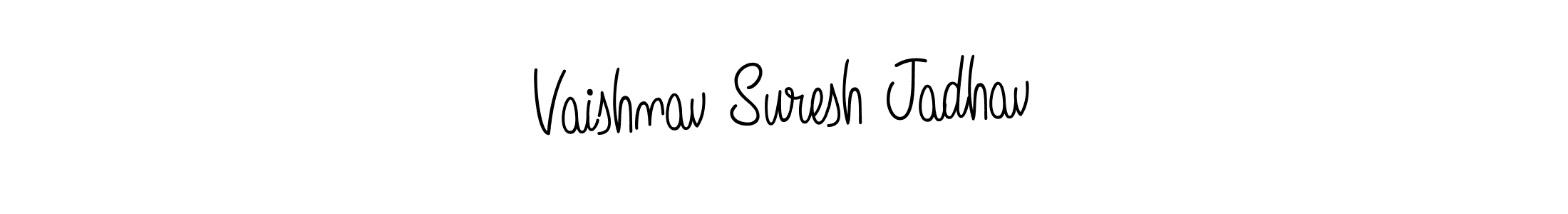 How to make Vaishnav Suresh Jadhav signature? Angelique-Rose-font-FFP is a professional autograph style. Create handwritten signature for Vaishnav Suresh Jadhav name. Vaishnav Suresh Jadhav signature style 5 images and pictures png