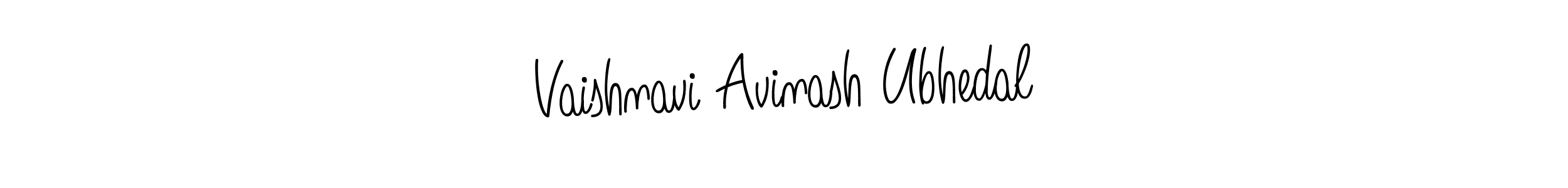 Use a signature maker to create a handwritten signature online. With this signature software, you can design (Angelique-Rose-font-FFP) your own signature for name Vaishnavi Avinash Ubhedal. Vaishnavi Avinash Ubhedal signature style 5 images and pictures png