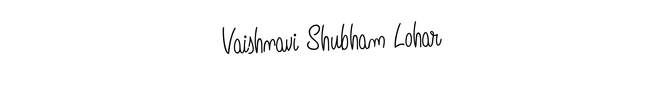 How to Draw Vaishnavi Shubham Lohar signature style? Angelique-Rose-font-FFP is a latest design signature styles for name Vaishnavi Shubham Lohar. Vaishnavi Shubham Lohar signature style 5 images and pictures png