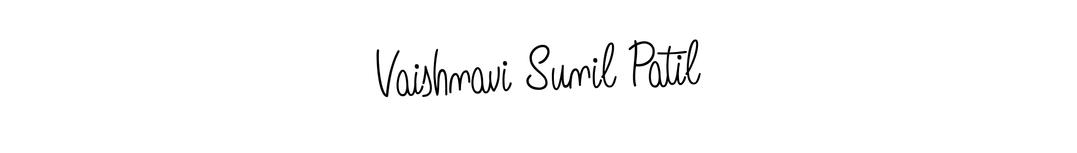 Similarly Angelique-Rose-font-FFP is the best handwritten signature design. Signature creator online .You can use it as an online autograph creator for name Vaishnavi Sunil Patil. Vaishnavi Sunil Patil signature style 5 images and pictures png