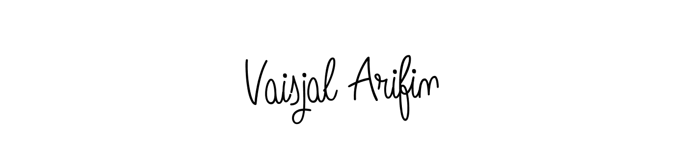 Similarly Angelique-Rose-font-FFP is the best handwritten signature design. Signature creator online .You can use it as an online autograph creator for name Vaisjal Arifin. Vaisjal Arifin signature style 5 images and pictures png