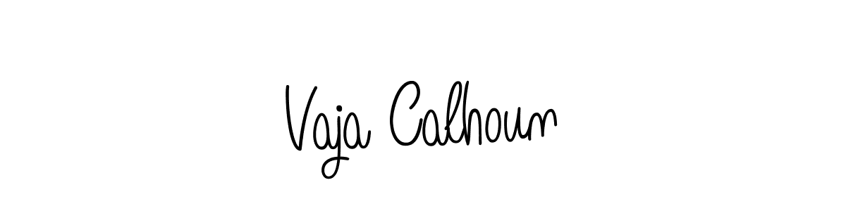 It looks lik you need a new signature style for name Vaja Calhoun. Design unique handwritten (Angelique-Rose-font-FFP) signature with our free signature maker in just a few clicks. Vaja Calhoun signature style 5 images and pictures png