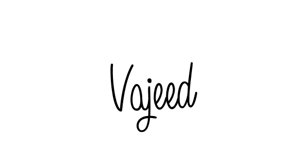 Create a beautiful signature design for name Vajeed. With this signature (Angelique-Rose-font-FFP) fonts, you can make a handwritten signature for free. Vajeed signature style 5 images and pictures png