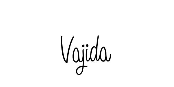 Create a beautiful signature design for name Vajida. With this signature (Angelique-Rose-font-FFP) fonts, you can make a handwritten signature for free. Vajida signature style 5 images and pictures png