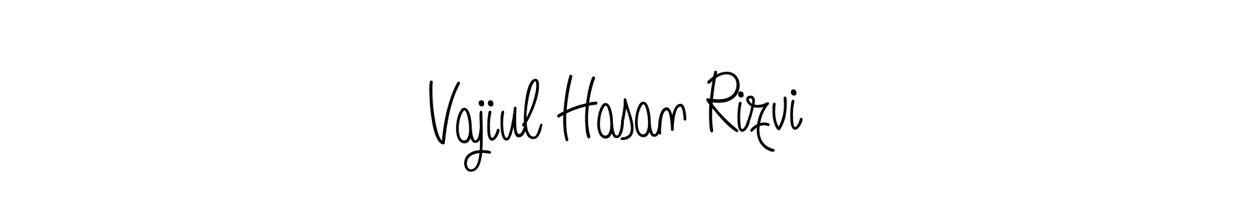 How to make Vajiul Hasan Rizvi name signature. Use Angelique-Rose-font-FFP style for creating short signs online. This is the latest handwritten sign. Vajiul Hasan Rizvi signature style 5 images and pictures png