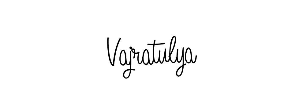 Create a beautiful signature design for name Vajratulya. With this signature (Angelique-Rose-font-FFP) fonts, you can make a handwritten signature for free. Vajratulya signature style 5 images and pictures png