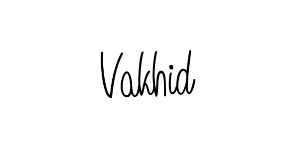 How to make Vakhid signature? Angelique-Rose-font-FFP is a professional autograph style. Create handwritten signature for Vakhid name. Vakhid signature style 5 images and pictures png