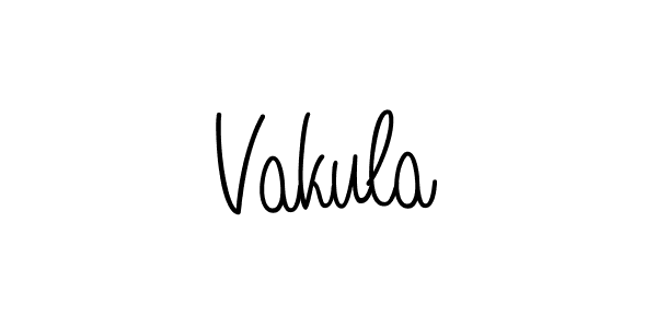 The best way (Angelique-Rose-font-FFP) to make a short signature is to pick only two or three words in your name. The name Vakula include a total of six letters. For converting this name. Vakula signature style 5 images and pictures png