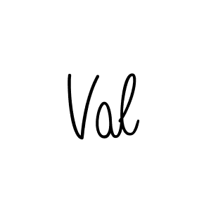The best way (Angelique-Rose-font-FFP) to make a short signature is to pick only two or three words in your name. The name Val include a total of six letters. For converting this name. Val signature style 5 images and pictures png