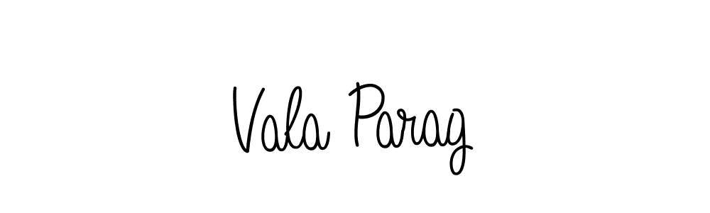 Make a beautiful signature design for name Vala Parag. With this signature (Angelique-Rose-font-FFP) style, you can create a handwritten signature for free. Vala Parag signature style 5 images and pictures png