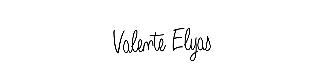 How to make Valente Elyas signature? Angelique-Rose-font-FFP is a professional autograph style. Create handwritten signature for Valente Elyas name. Valente Elyas signature style 5 images and pictures png