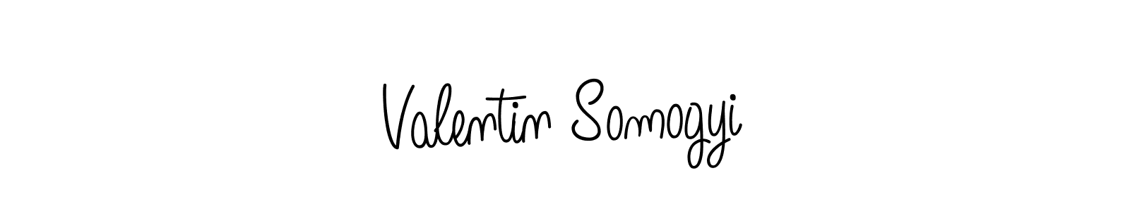How to make Valentin Somogyi name signature. Use Angelique-Rose-font-FFP style for creating short signs online. This is the latest handwritten sign. Valentin Somogyi signature style 5 images and pictures png