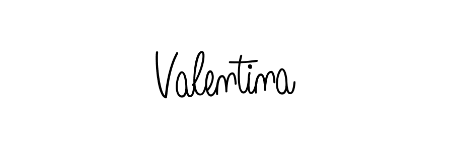 Design your own signature with our free online signature maker. With this signature software, you can create a handwritten (Angelique-Rose-font-FFP) signature for name Valentina. Valentina signature style 5 images and pictures png