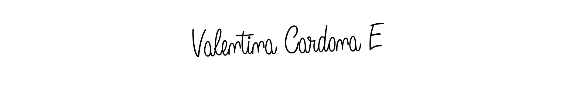 How to Draw Valentina Cardona E signature style? Angelique-Rose-font-FFP is a latest design signature styles for name Valentina Cardona E. Valentina Cardona E signature style 5 images and pictures png