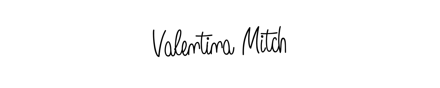 Best and Professional Signature Style for Valentina Mitch. Angelique-Rose-font-FFP Best Signature Style Collection. Valentina Mitch signature style 5 images and pictures png