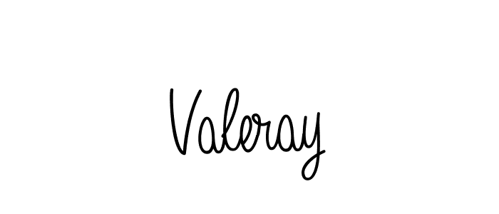 Make a beautiful signature design for name Valeray. With this signature (Angelique-Rose-font-FFP) style, you can create a handwritten signature for free. Valeray signature style 5 images and pictures png