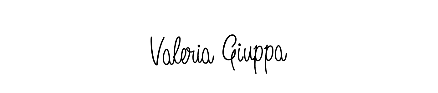 Create a beautiful signature design for name Valeria Giuppa. With this signature (Angelique-Rose-font-FFP) fonts, you can make a handwritten signature for free. Valeria Giuppa signature style 5 images and pictures png