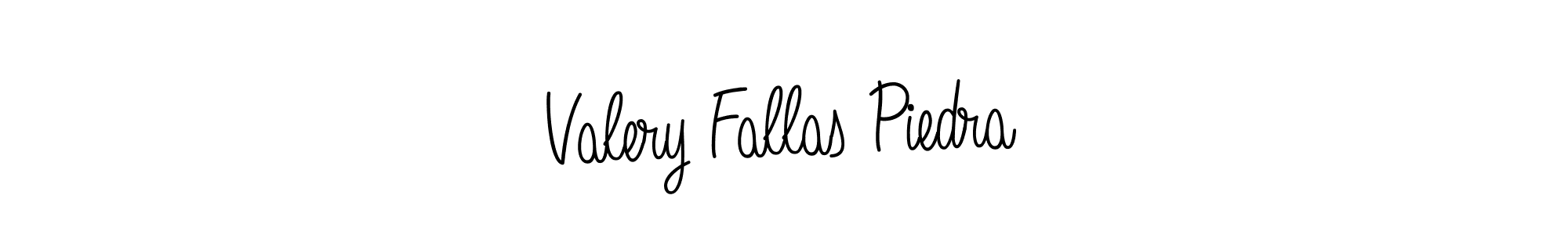 The best way (Angelique-Rose-font-FFP) to make a short signature is to pick only two or three words in your name. The name Valery Fallas Piedra include a total of six letters. For converting this name. Valery Fallas Piedra signature style 5 images and pictures png