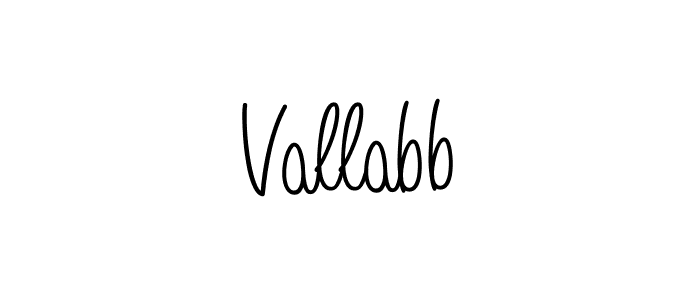 Make a beautiful signature design for name Vallabb. Use this online signature maker to create a handwritten signature for free. Vallabb signature style 5 images and pictures png