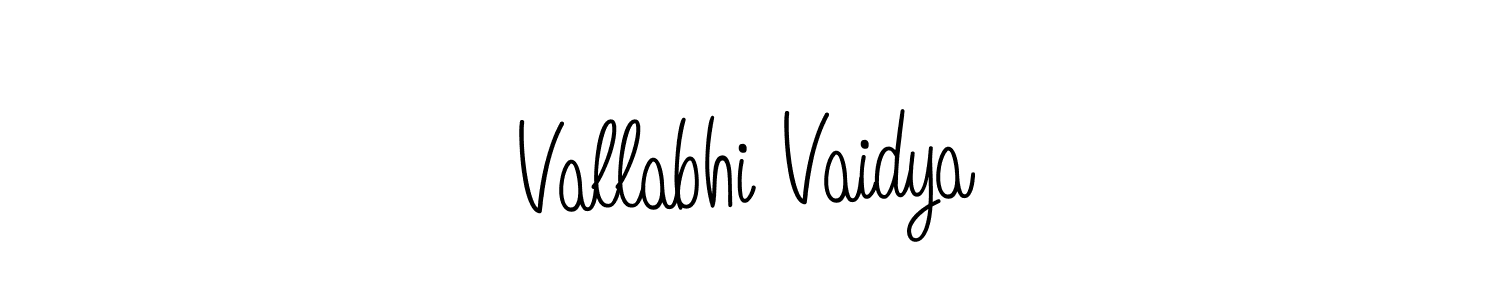 Angelique-Rose-font-FFP is a professional signature style that is perfect for those who want to add a touch of class to their signature. It is also a great choice for those who want to make their signature more unique. Get Vallabhi Vaidya name to fancy signature for free. Vallabhi Vaidya signature style 5 images and pictures png