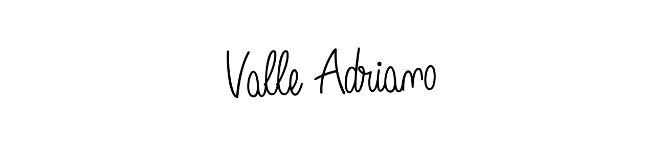 Create a beautiful signature design for name Valle Adriano. With this signature (Angelique-Rose-font-FFP) fonts, you can make a handwritten signature for free. Valle Adriano signature style 5 images and pictures png