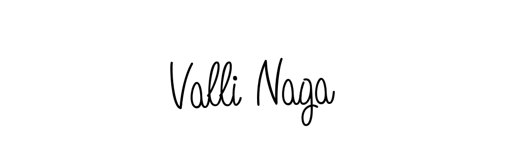 How to make Valli Naga name signature. Use Angelique-Rose-font-FFP style for creating short signs online. This is the latest handwritten sign. Valli Naga signature style 5 images and pictures png