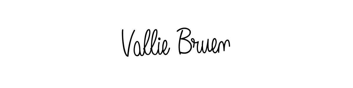 How to make Vallie Bruen signature? Angelique-Rose-font-FFP is a professional autograph style. Create handwritten signature for Vallie Bruen name. Vallie Bruen signature style 5 images and pictures png