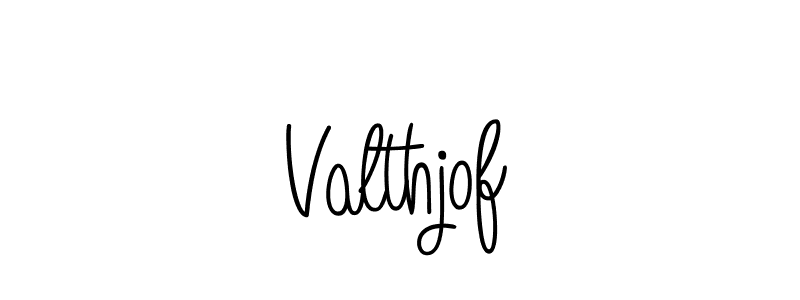 How to make Valthjof name signature. Use Angelique-Rose-font-FFP style for creating short signs online. This is the latest handwritten sign. Valthjof signature style 5 images and pictures png