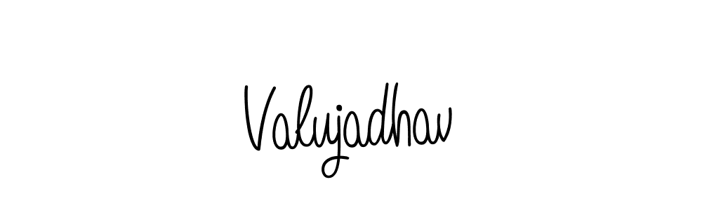 Create a beautiful signature design for name Valujadhav. With this signature (Angelique-Rose-font-FFP) fonts, you can make a handwritten signature for free. Valujadhav signature style 5 images and pictures png