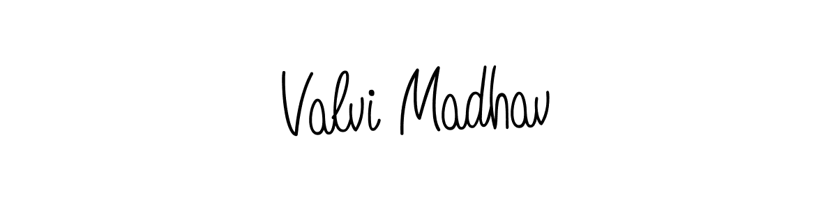How to make Valvi Madhav signature? Angelique-Rose-font-FFP is a professional autograph style. Create handwritten signature for Valvi Madhav name. Valvi Madhav signature style 5 images and pictures png