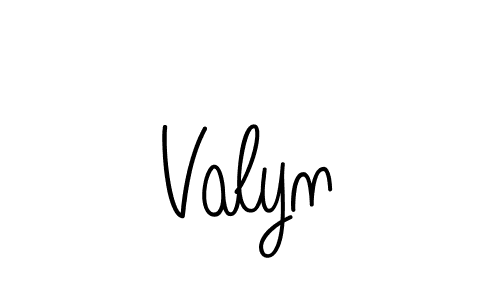 Best and Professional Signature Style for Valyn. Angelique-Rose-font-FFP Best Signature Style Collection. Valyn signature style 5 images and pictures png