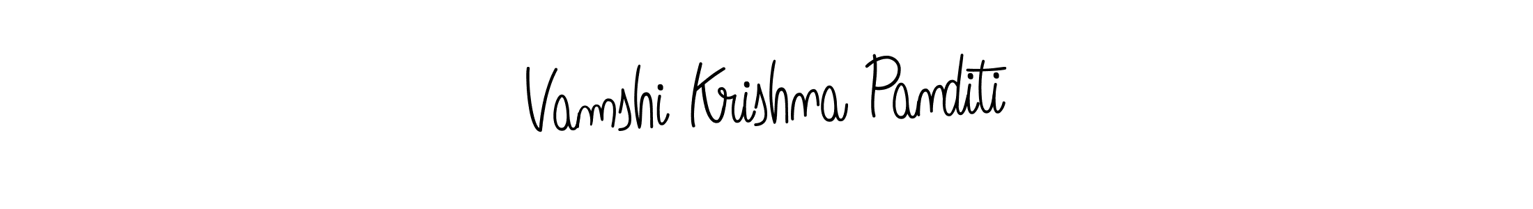 You can use this online signature creator to create a handwritten signature for the name Vamshi Krishna Panditi. This is the best online autograph maker. Vamshi Krishna Panditi signature style 5 images and pictures png
