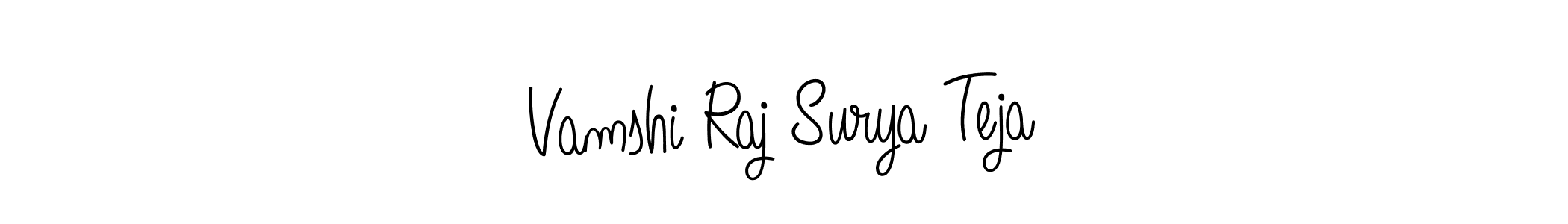 How to make Vamshi Raj Surya Teja signature? Angelique-Rose-font-FFP is a professional autograph style. Create handwritten signature for Vamshi Raj Surya Teja name. Vamshi Raj Surya Teja signature style 5 images and pictures png