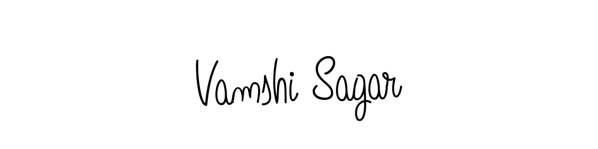 Also You can easily find your signature by using the search form. We will create Vamshi Sagar name handwritten signature images for you free of cost using Angelique-Rose-font-FFP sign style. Vamshi Sagar signature style 5 images and pictures png