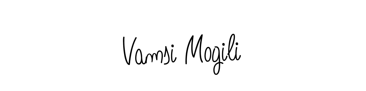 Make a beautiful signature design for name Vamsi Mogili. Use this online signature maker to create a handwritten signature for free. Vamsi Mogili signature style 5 images and pictures png