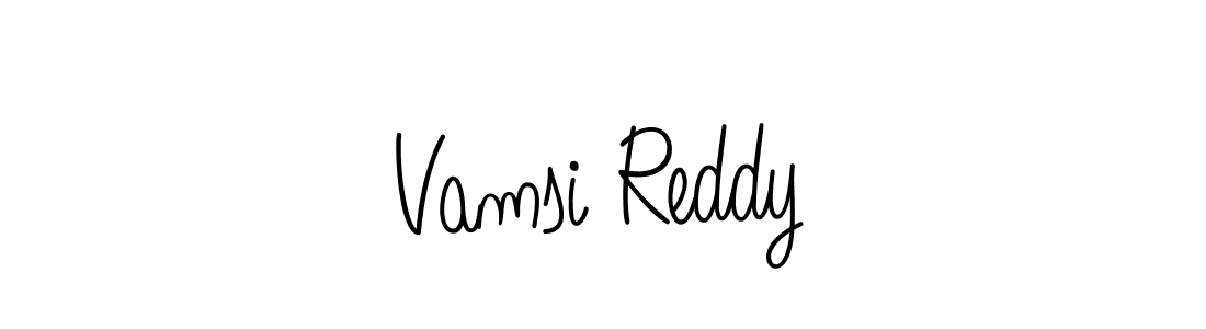 Also we have Vamsi Reddy name is the best signature style. Create professional handwritten signature collection using Angelique-Rose-font-FFP autograph style. Vamsi Reddy signature style 5 images and pictures png