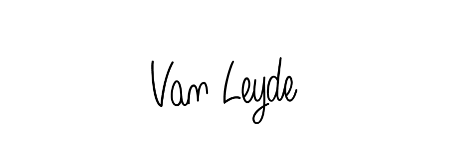 Create a beautiful signature design for name Van Leyde. With this signature (Angelique-Rose-font-FFP) fonts, you can make a handwritten signature for free. Van Leyde signature style 5 images and pictures png
