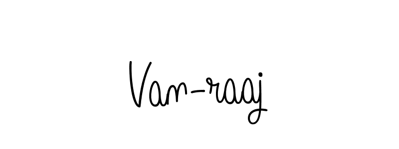 The best way (Angelique-Rose-font-FFP) to make a short signature is to pick only two or three words in your name. The name Van-raaj include a total of six letters. For converting this name. Van-raaj signature style 5 images and pictures png