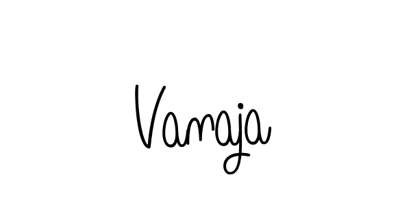 The best way (Angelique-Rose-font-FFP) to make a short signature is to pick only two or three words in your name. The name Vanaja include a total of six letters. For converting this name. Vanaja signature style 5 images and pictures png