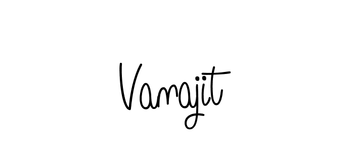 How to make Vanajit signature? Angelique-Rose-font-FFP is a professional autograph style. Create handwritten signature for Vanajit name. Vanajit signature style 5 images and pictures png