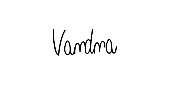 Also we have Vandna name is the best signature style. Create professional handwritten signature collection using Angelique-Rose-font-FFP autograph style. Vandna signature style 5 images and pictures png