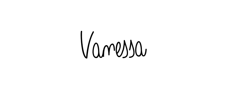 It looks lik you need a new signature style for name Vanessa . Design unique handwritten (Angelique-Rose-font-FFP) signature with our free signature maker in just a few clicks. Vanessa  signature style 5 images and pictures png