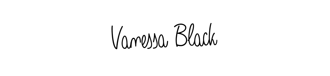 Best and Professional Signature Style for Vanessa Black. Angelique-Rose-font-FFP Best Signature Style Collection. Vanessa Black signature style 5 images and pictures png