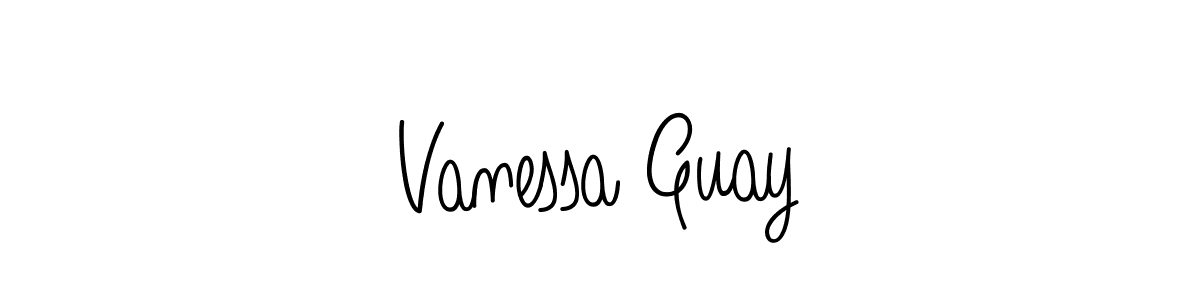 How to make Vanessa Guay signature? Angelique-Rose-font-FFP is a professional autograph style. Create handwritten signature for Vanessa Guay name. Vanessa Guay signature style 5 images and pictures png