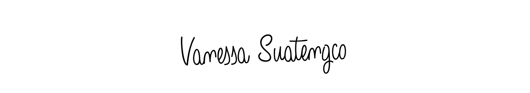 Design your own signature with our free online signature maker. With this signature software, you can create a handwritten (Angelique-Rose-font-FFP) signature for name Vanessa Suatengco. Vanessa Suatengco signature style 5 images and pictures png