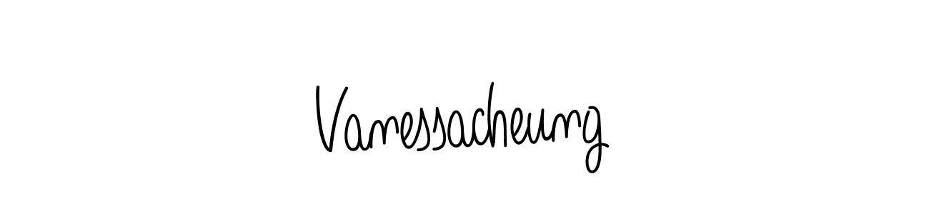Create a beautiful signature design for name Vanessacheung. With this signature (Angelique-Rose-font-FFP) fonts, you can make a handwritten signature for free. Vanessacheung signature style 5 images and pictures png