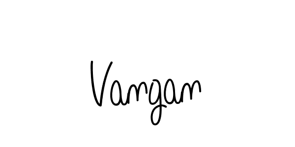 Make a beautiful signature design for name Vangan. Use this online signature maker to create a handwritten signature for free. Vangan signature style 5 images and pictures png
